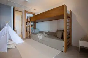 Childrens den and bunk room at Villa Amylia, a luxury, private 9 bedroom, ocean view villa overlooking north Chaweng beach, Koh Samui, Thailand